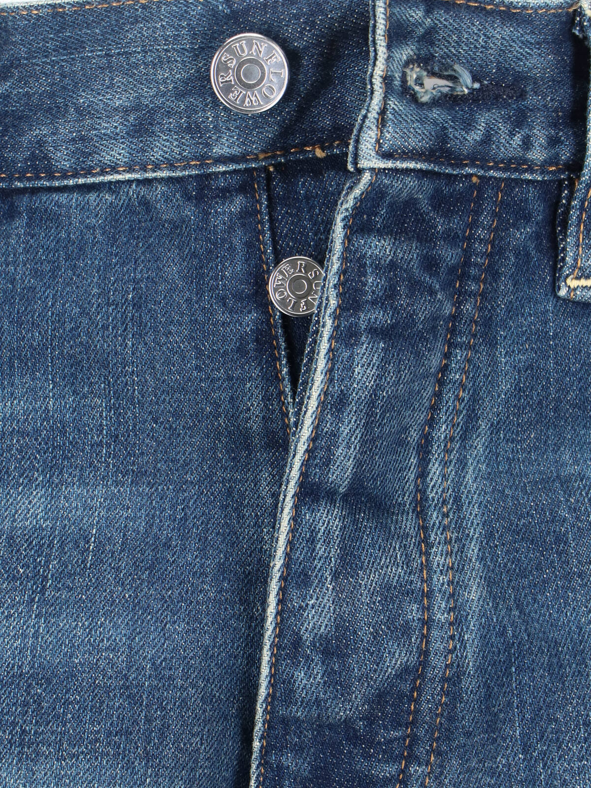Sunflower Motif Denim Jeans for Men - Image 5