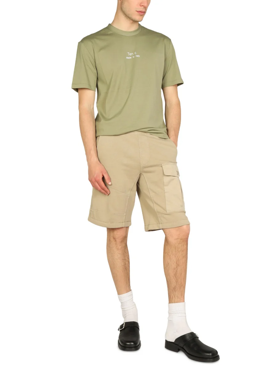 Ten C Men's Mini Sweatshirt Shorts - Image 2
