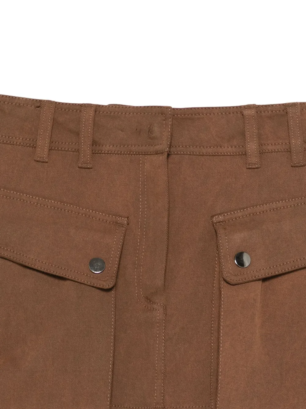 The Andamane Women's Cargo Mini Skirt with Zip and Button Closure - Image 3