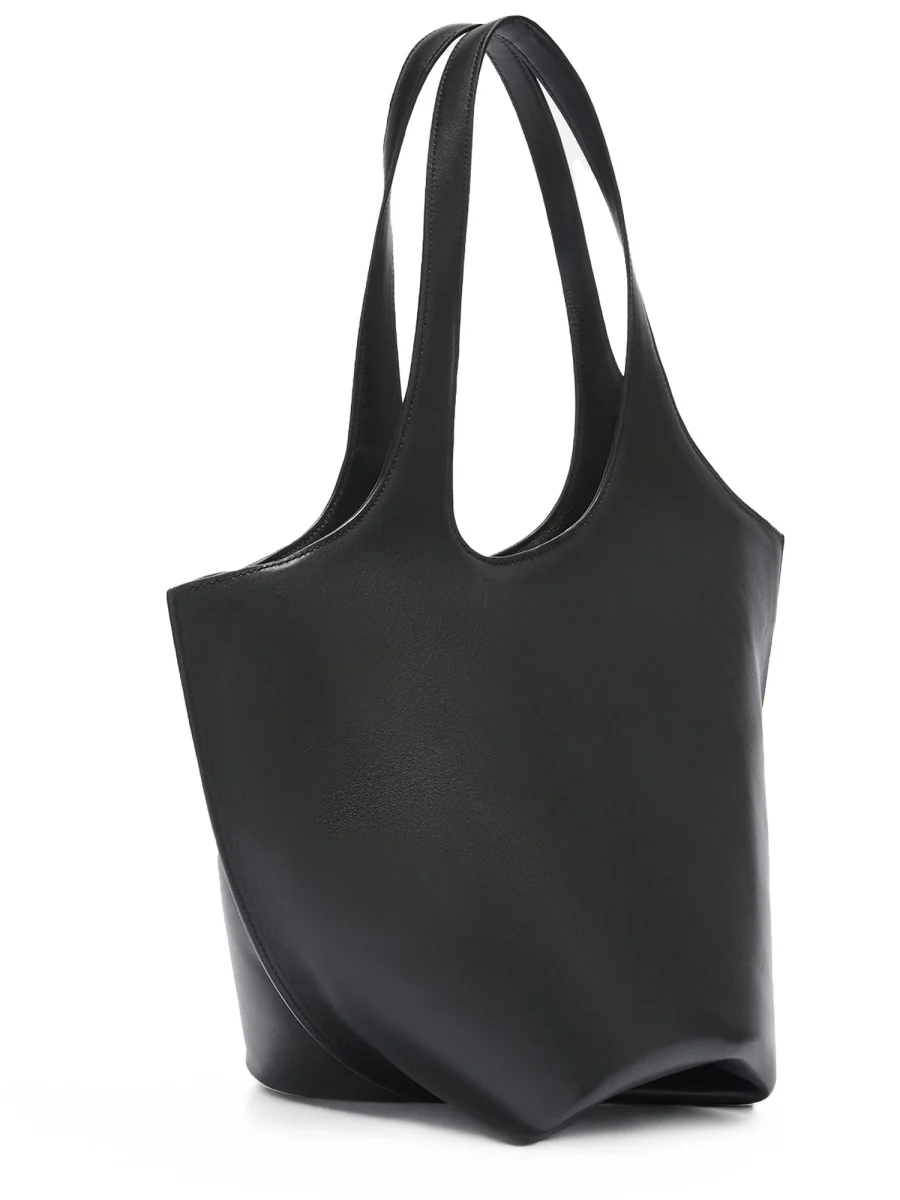 THE ATTICO La Scoop Leather Shoulder Bag - Image 3