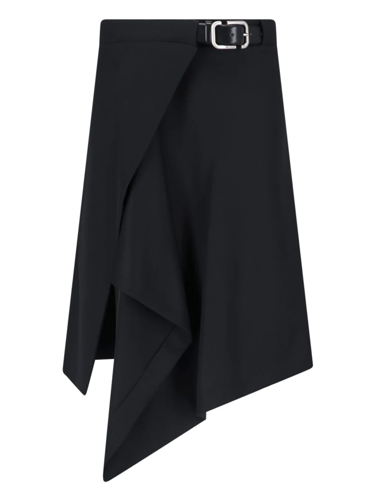 The Attico Sleek Draped Mini Skirt