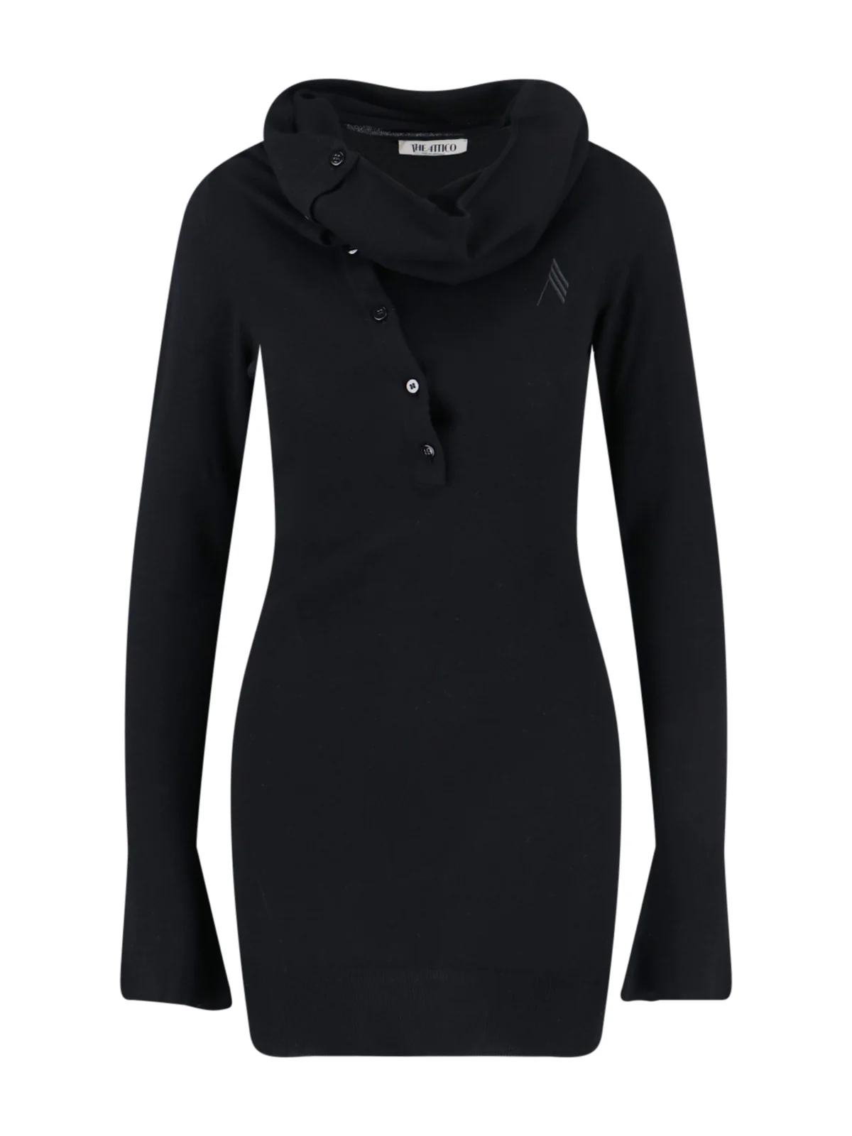 The Attico Wool-Cashmere Knit Slip Dress