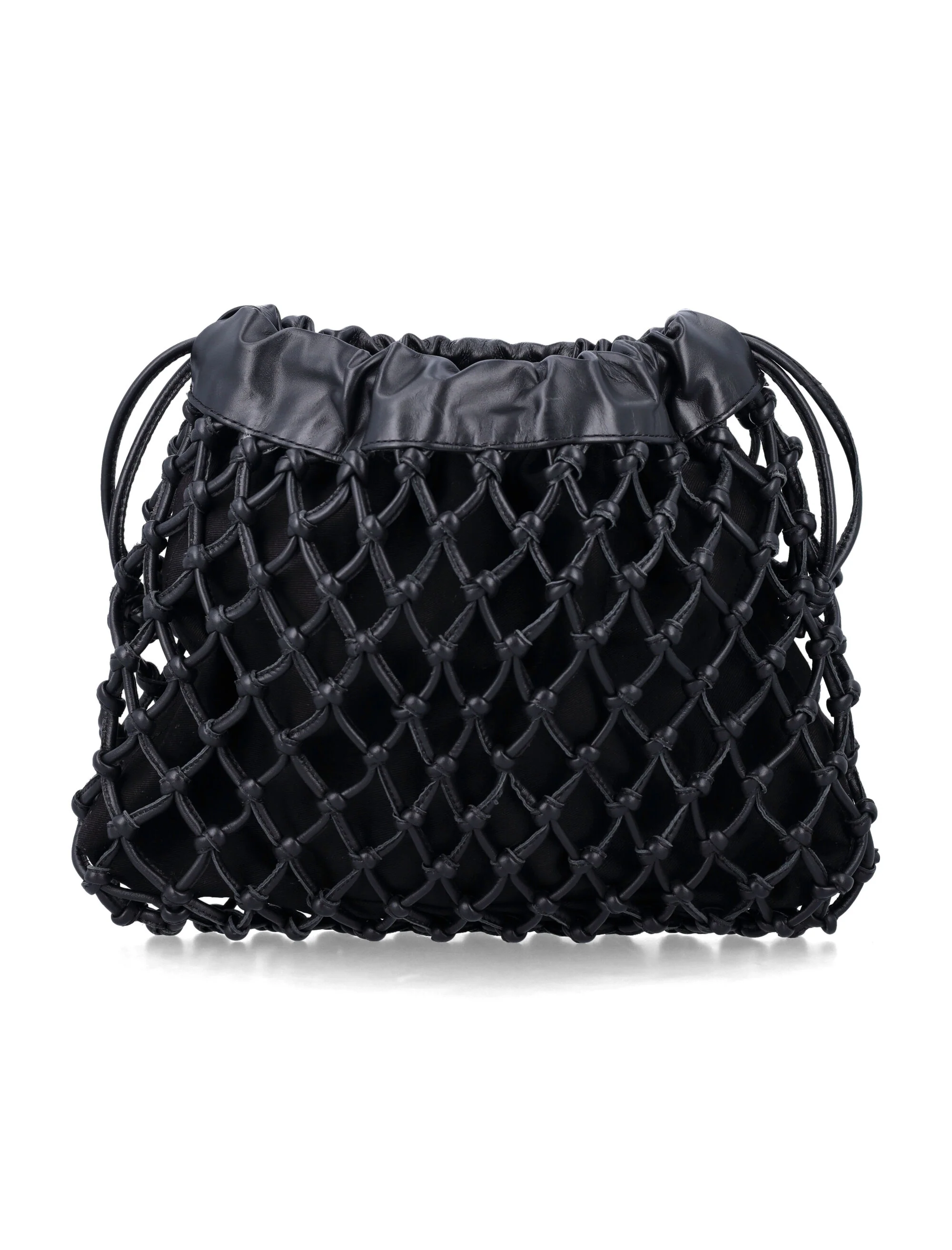 The Frankie Shop Mini Pouch Handbag - Artisanal Texture Meets Minimalist Design - Image 3