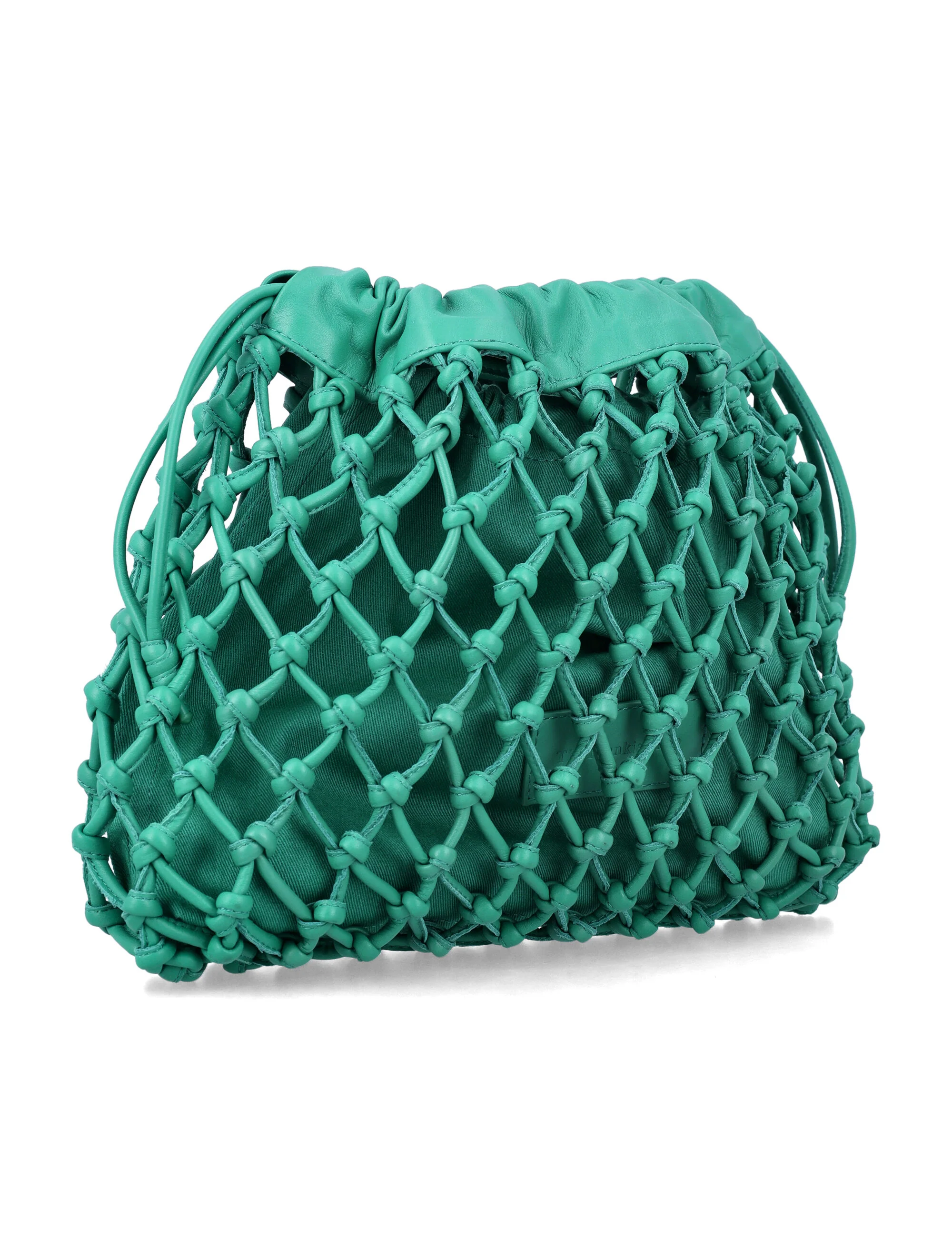 The Frankie Shop Mini Pouch Handbag with Intricate Leather Construction - Image 2