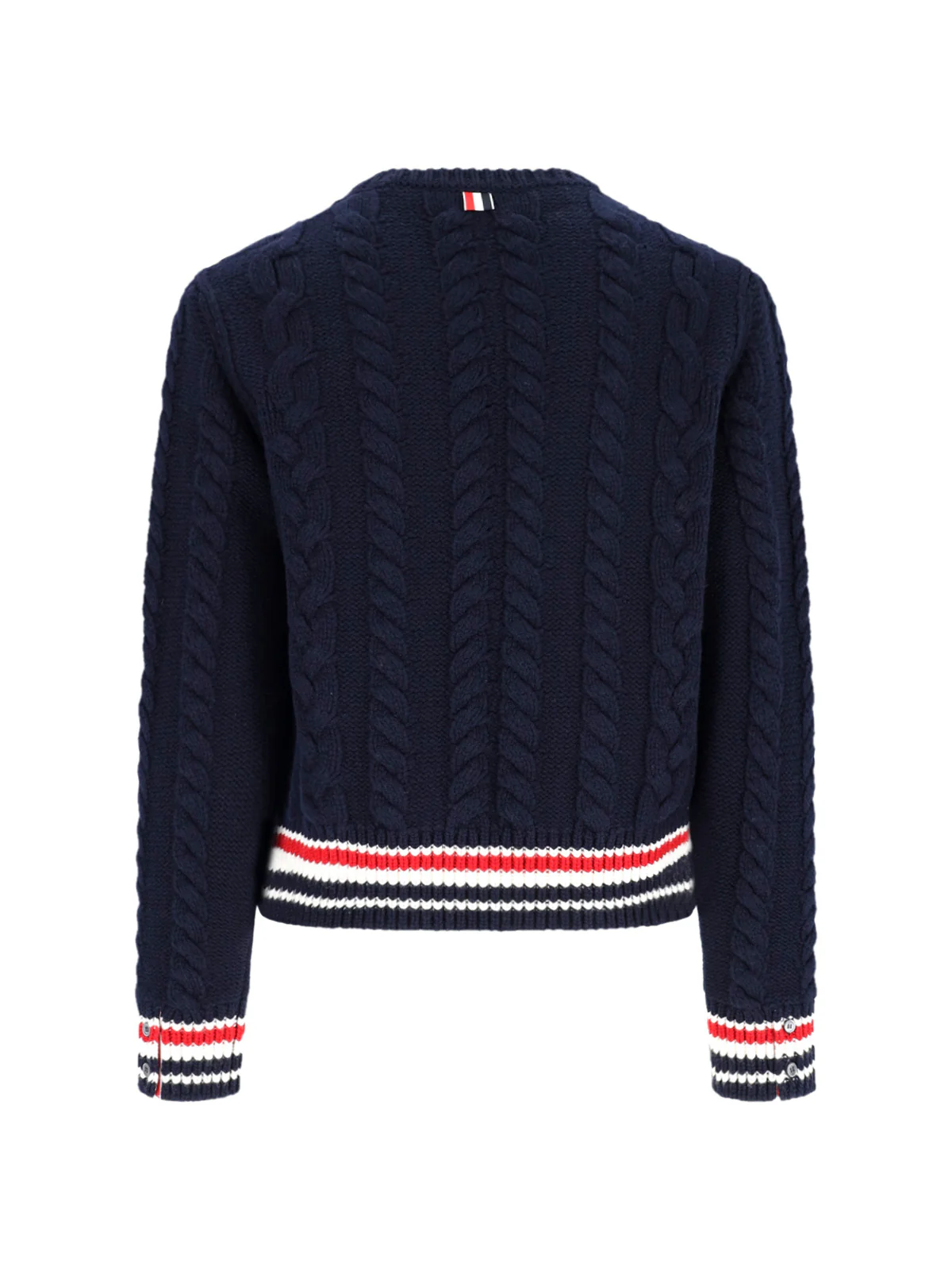 Thom Browne Men’s Virgin Wool Sweater with Stretch Blend - Image 2