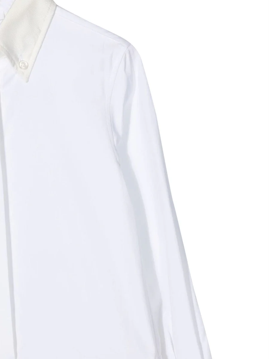 THOM BROWNE Pleated Bottom Shirtdress - Image 3