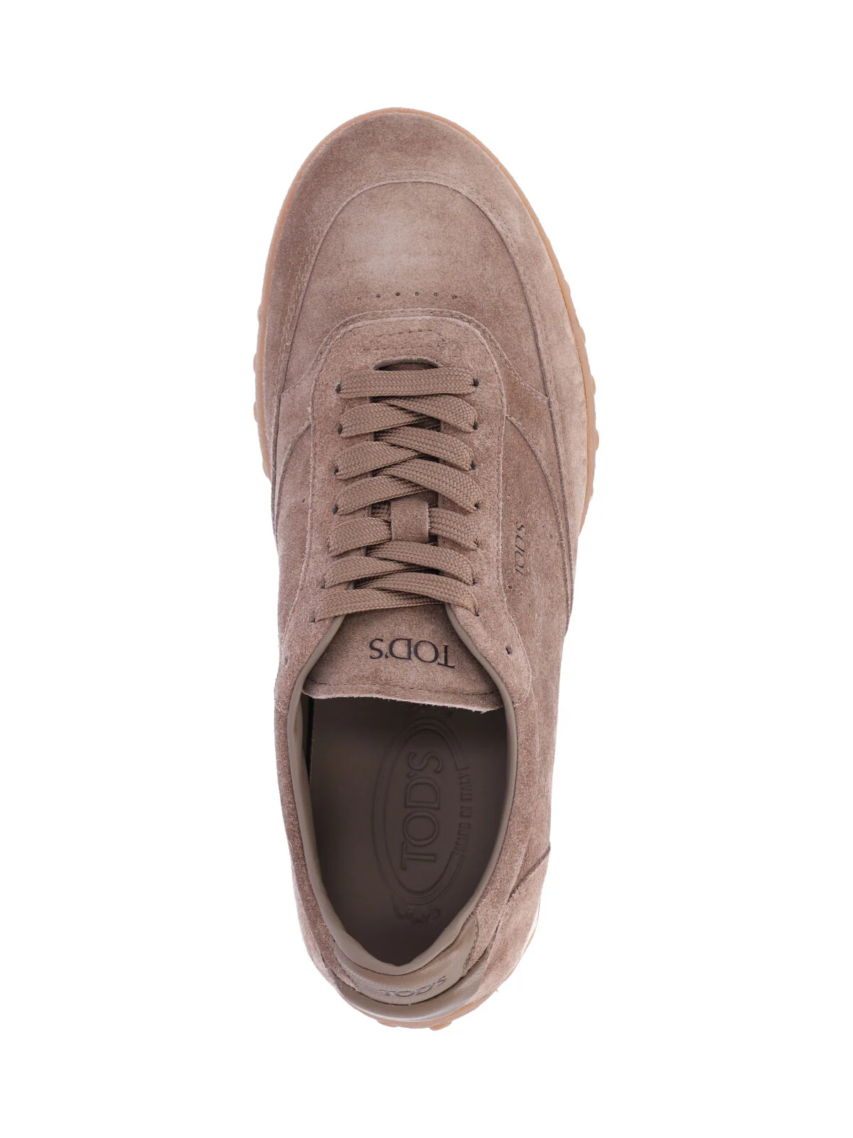 Tod`s Men’s Brown Calf Leather Sneakers - Image 5