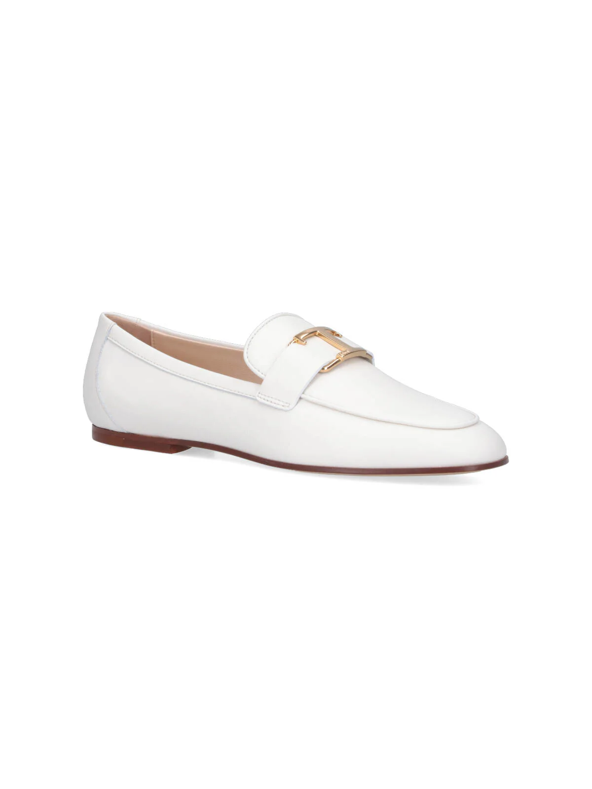 Tod`s Tod’s Inspired Light & Natural Calf Leather Flat Shoes for Women - Image 2