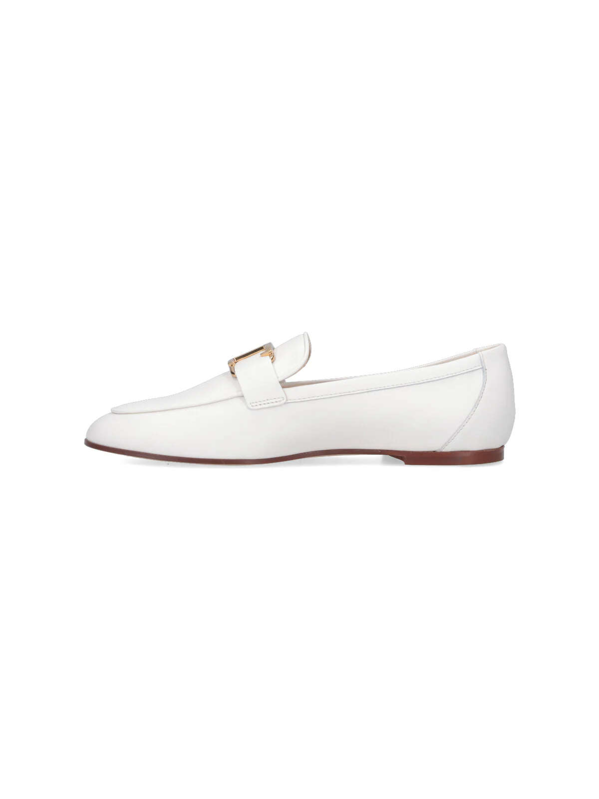 Tod`s Tod’s Inspired Light & Natural Calf Leather Flat Shoes for Women - Image 3