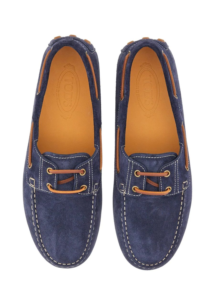 Tod`s TOD'S Boat Gommino Bubble Loafers in Suede - Image 6