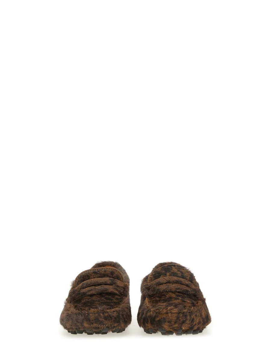 Tod`s TOD'S Macro Gommino Shearling Loafers - Image 4