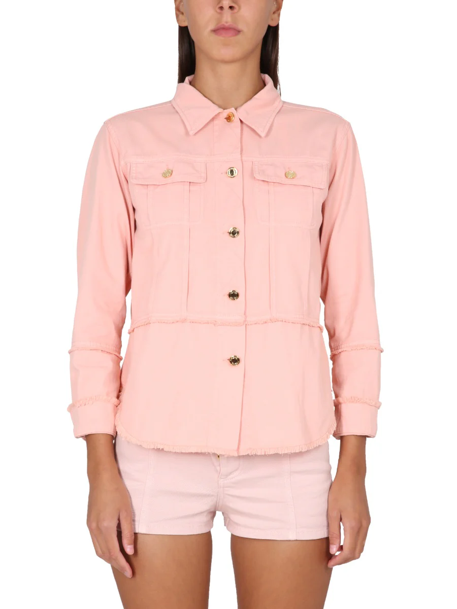 TOM FORD Cotton Denim Button-Down Shirt
