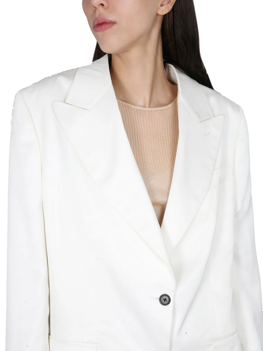TOM FORD Double-breasted Cotton-blend Velvet Blazer - Image 4