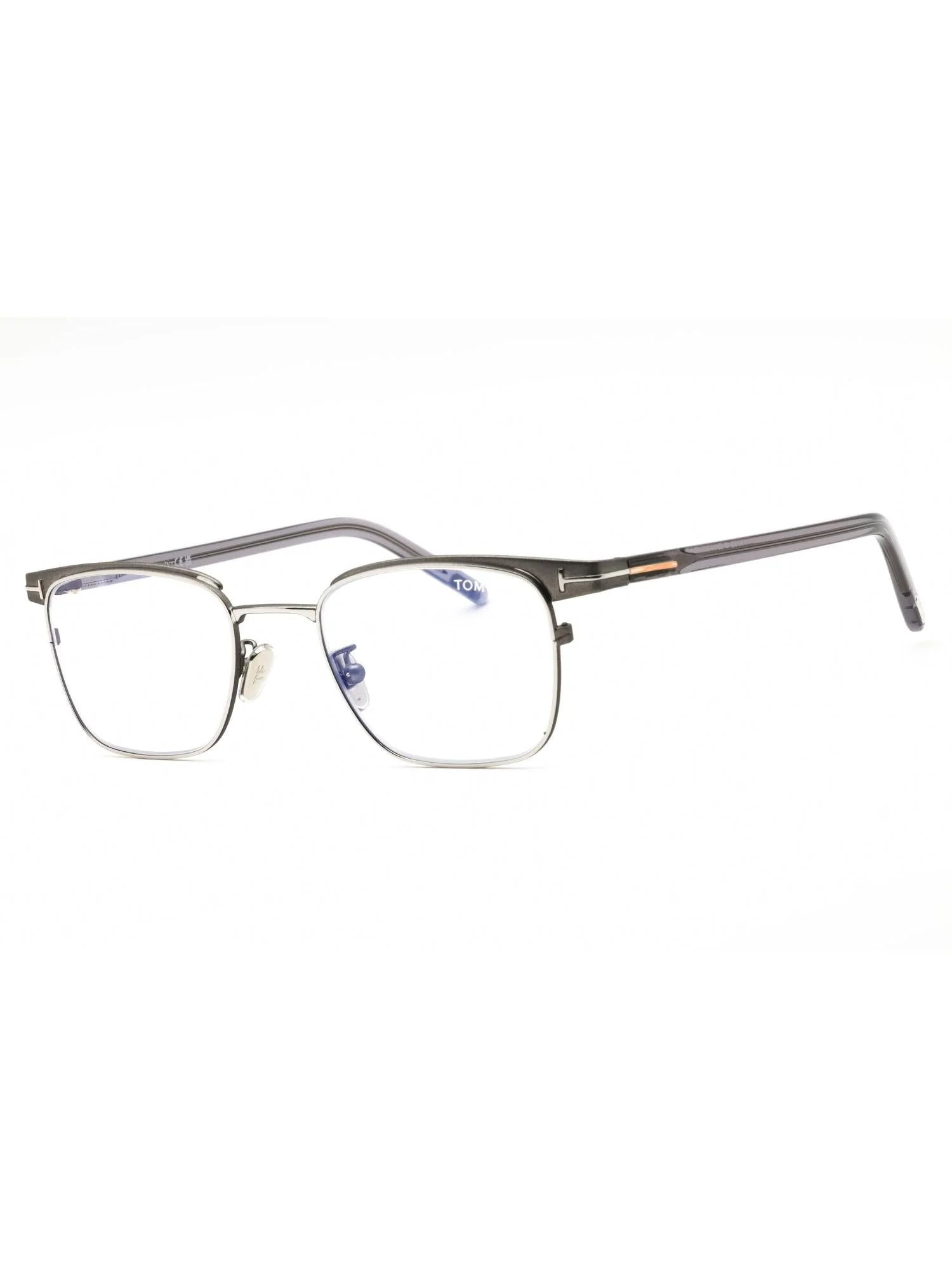 Tom Ford FT5854-D-B Metal Rectangular Men's Eyeglasses - Image 3
