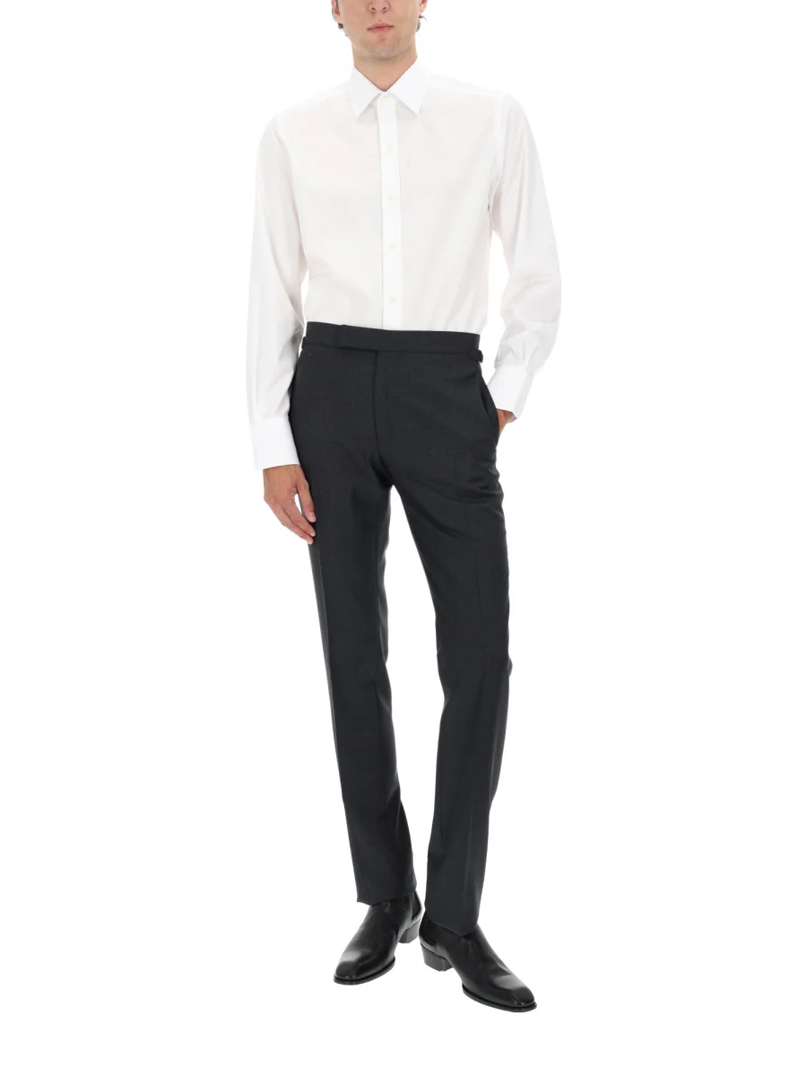 Tom Ford Men's Classic Button-Front Shirt - Image 3
