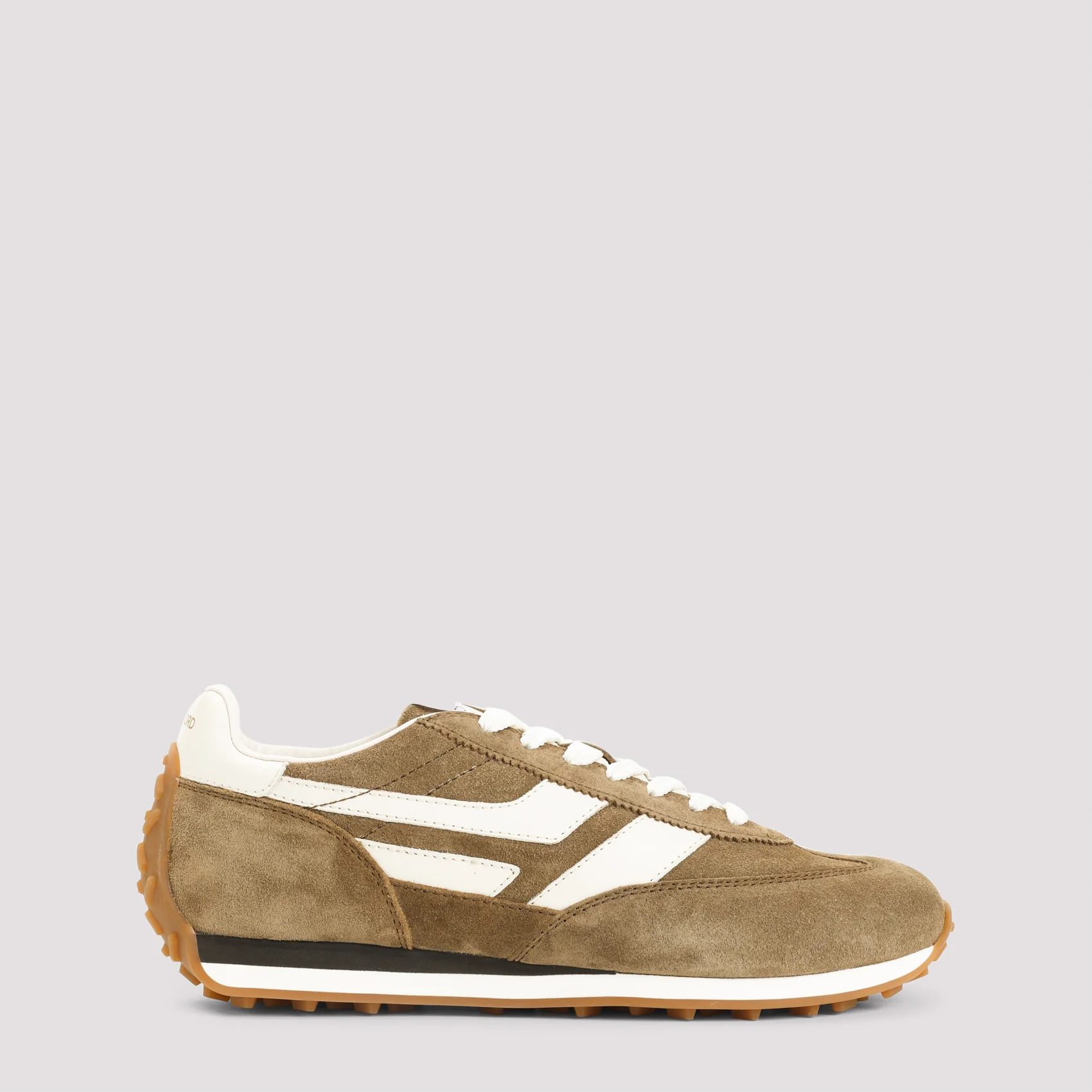 TOM FORD Mick Leather-Trimmed Suede Sneakers - Image 7
