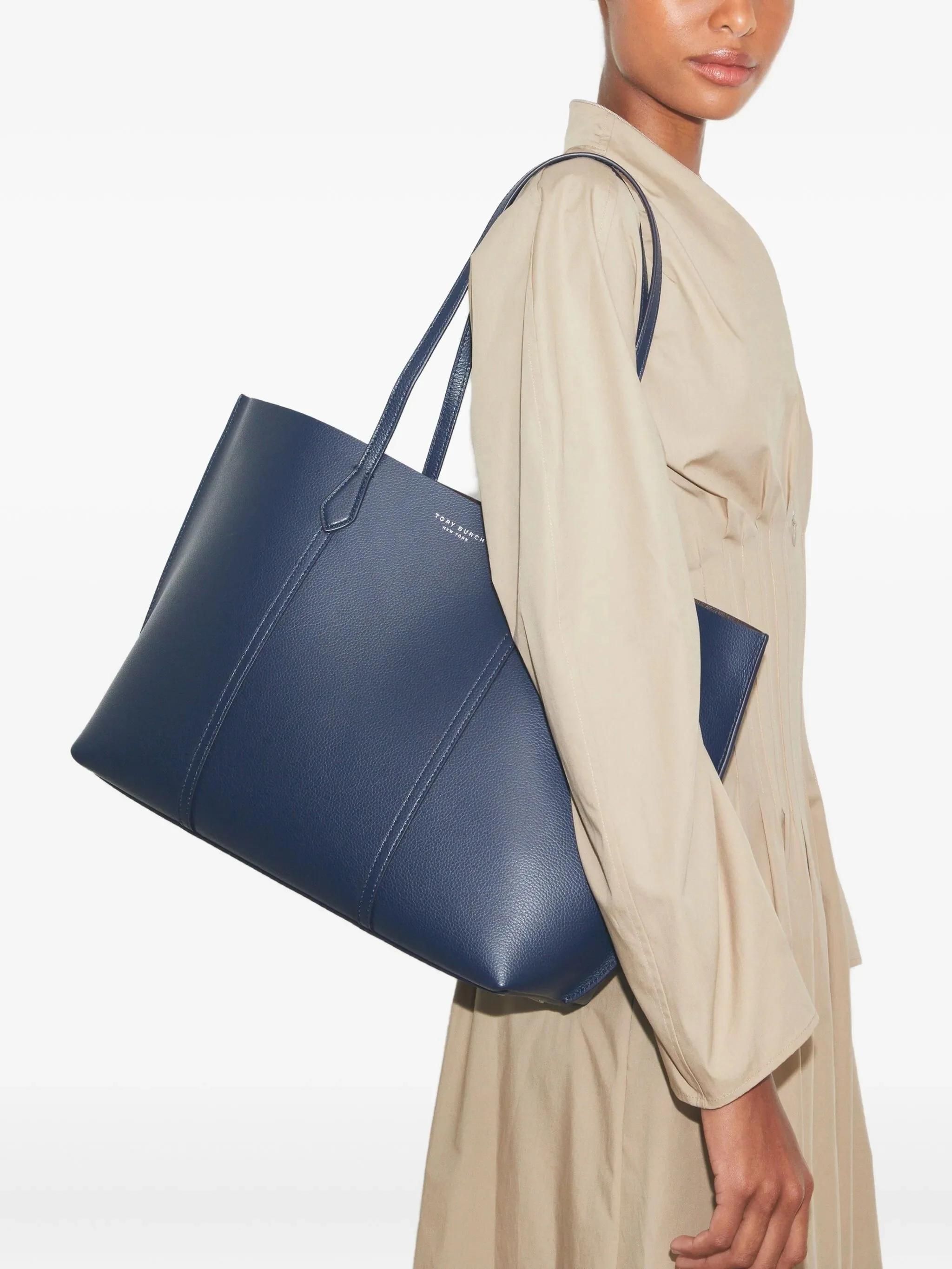Tory Burch Elegant Mini Handbag with Removable Pouch - Height 28cm, Length 37.8cm - Image 2