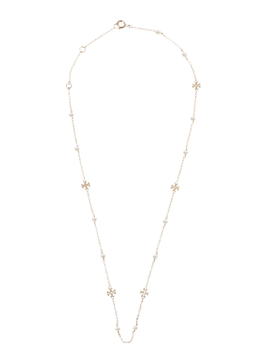 TORY BURCH Kira 18K-Gold-Plated & Cultured Pearl Necklace - Image 3