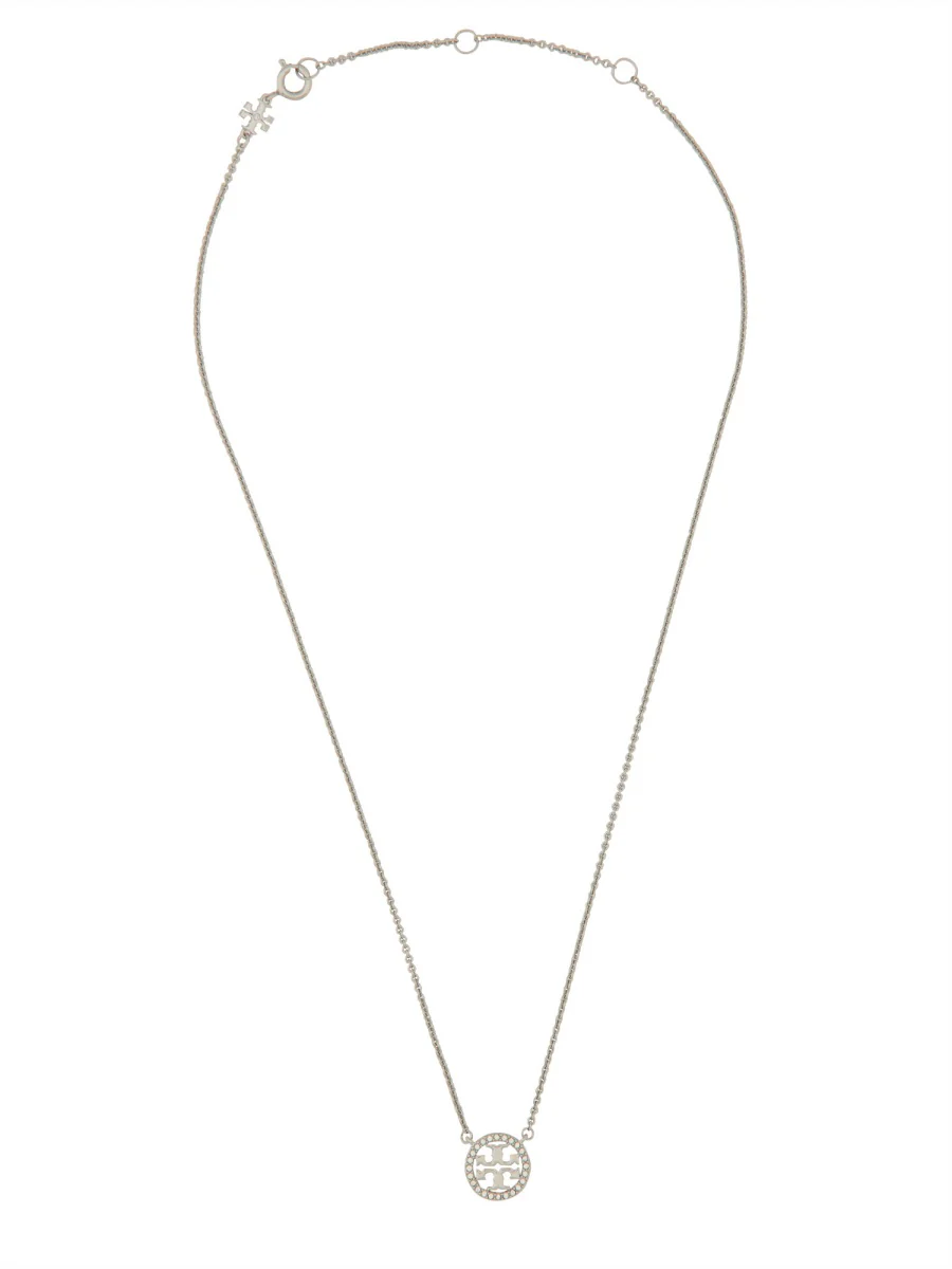 Tory Burch Logo-Embellished Wool Necklace - Image 2