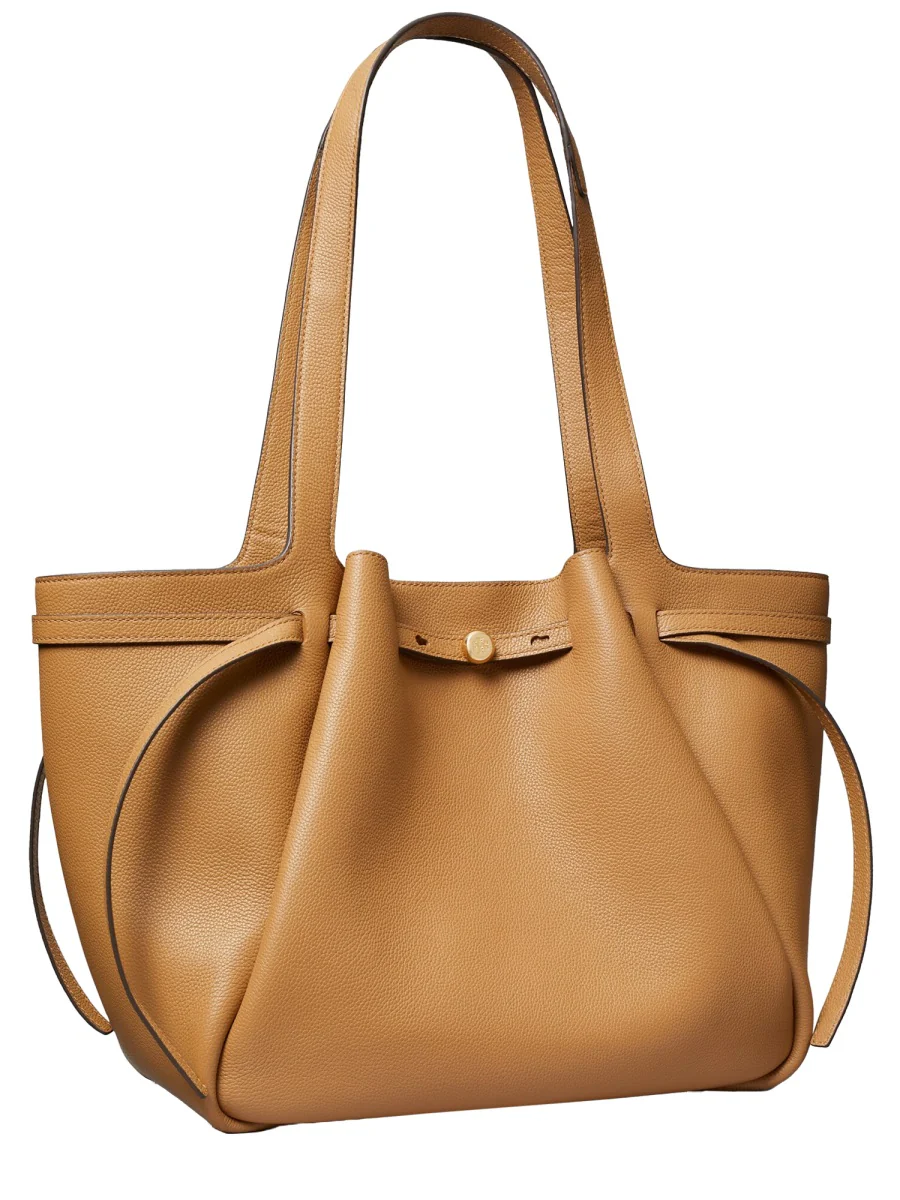 TORY BURCH Romy Pebbled Leather Tote Shoulder Bag - Image 3