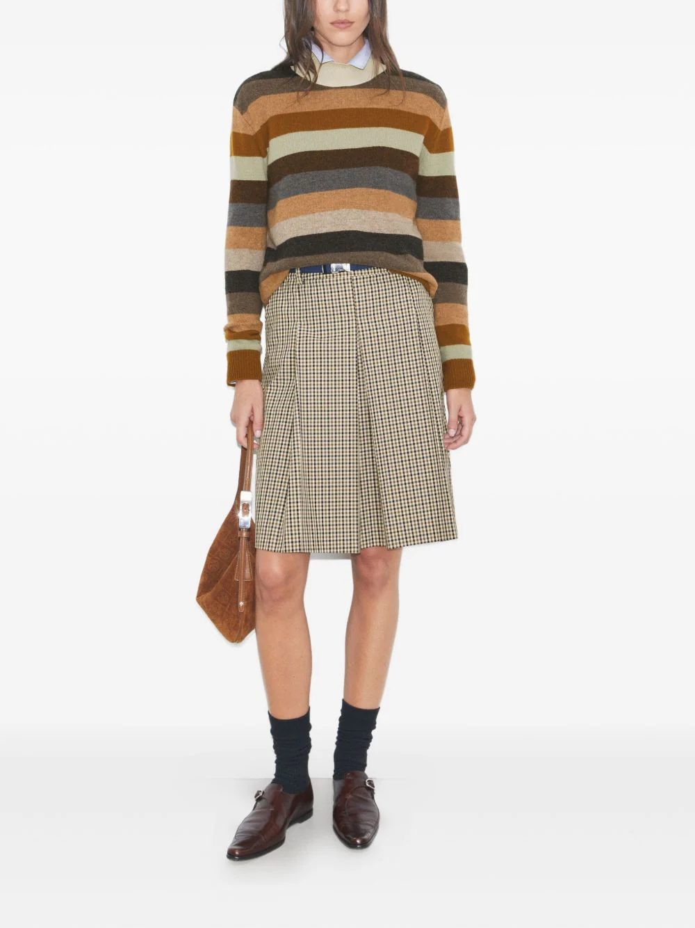 TORY BURCH Striped Merino Wool Sweater - Image 7