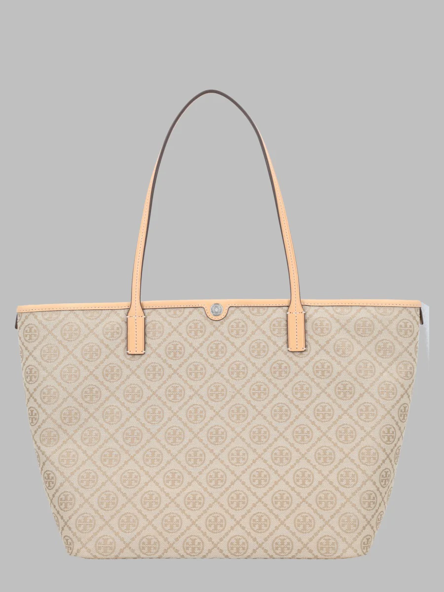 Tory Burch T Monogram Shopping Tote Bag, 29cm x 32cm x 16cm