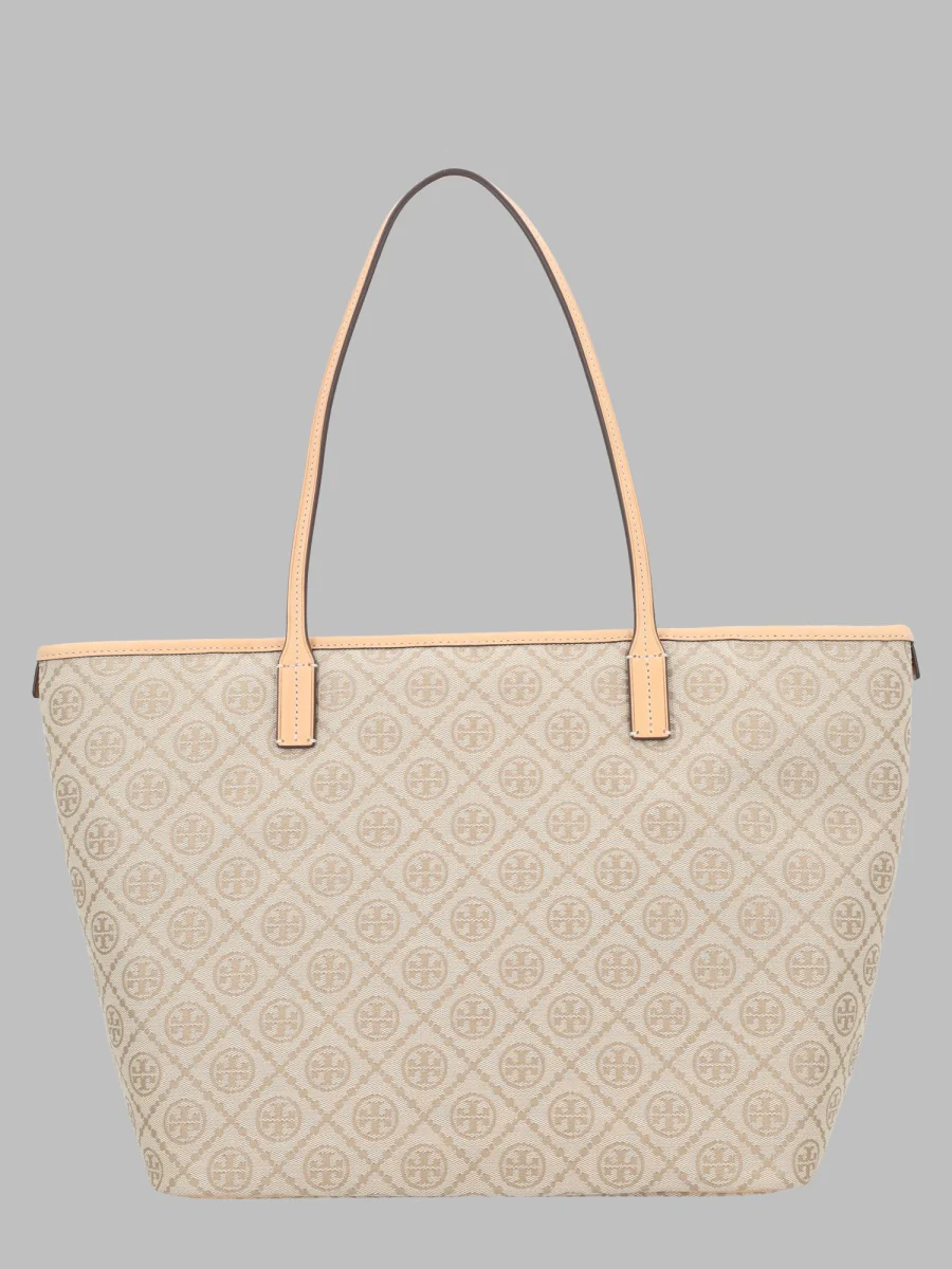 Tory Burch T Monogram Shopping Tote Bag, 29cm x 32cm x 16cm - Image 2