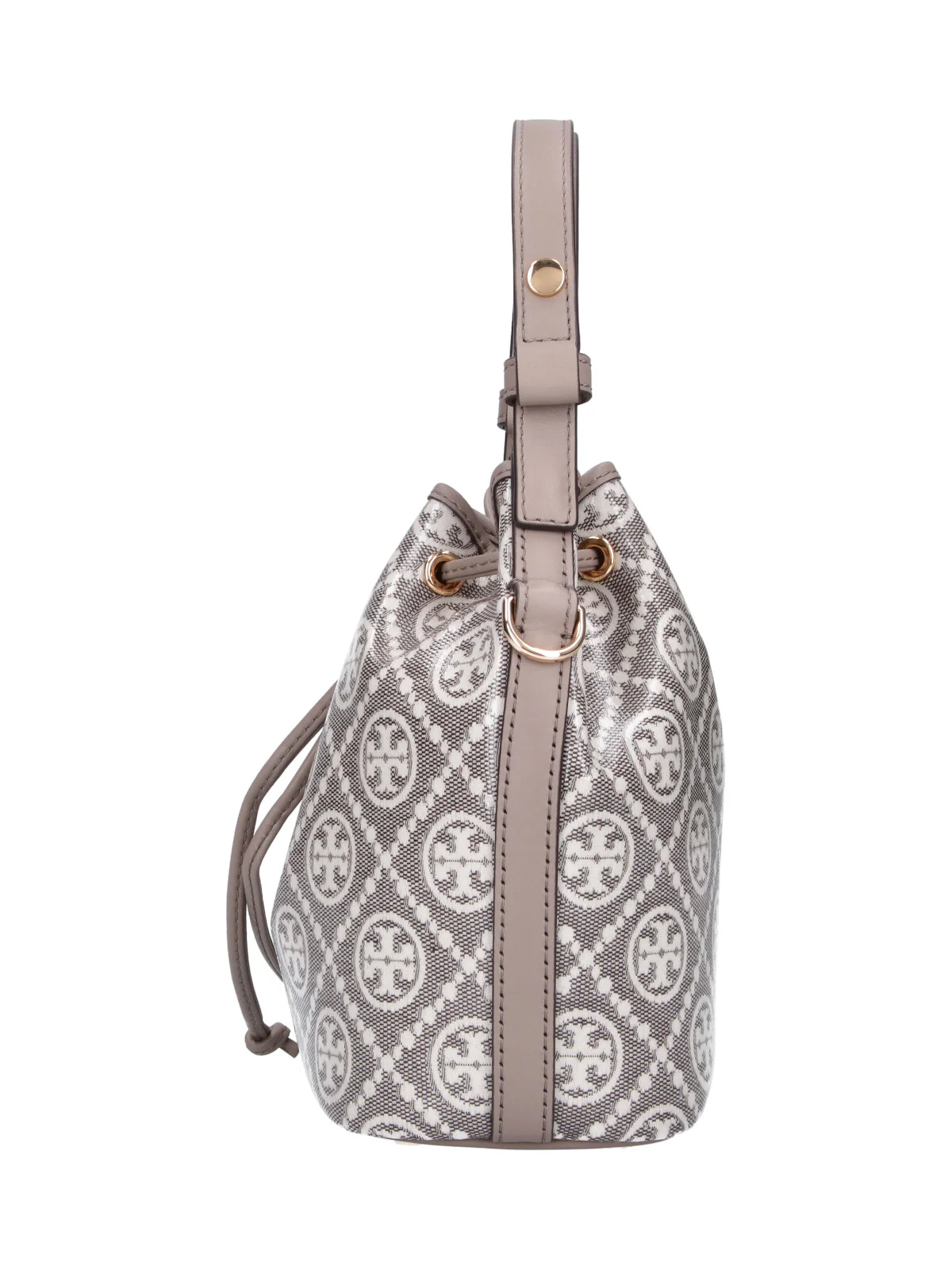 Tory Burch Women’s Cotton & Leather-Trim Shoulder Bag - Image 5