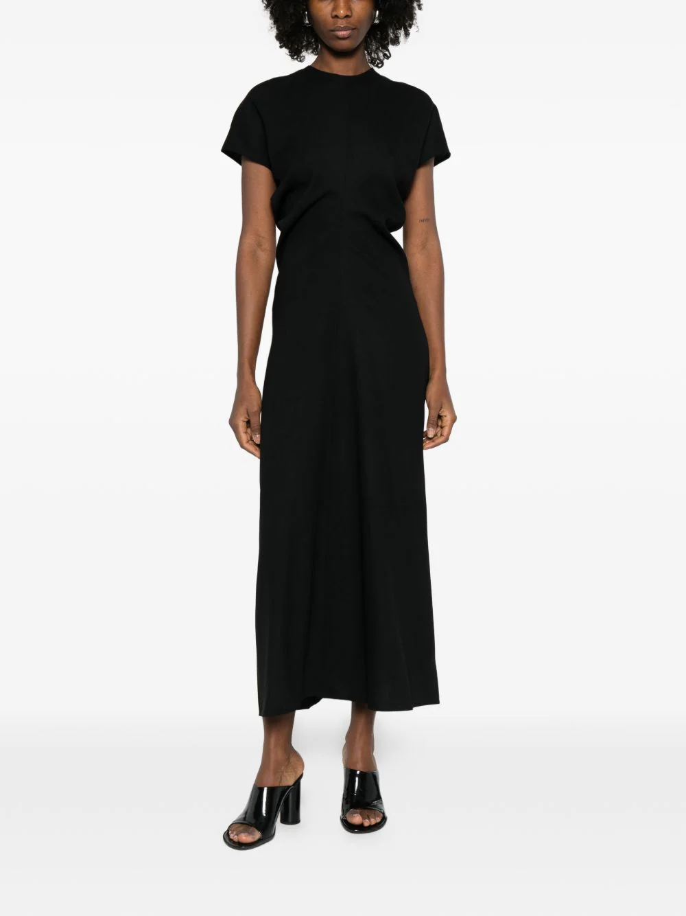 TOTEME Women Slouch Waist Wool Dress - Image 6