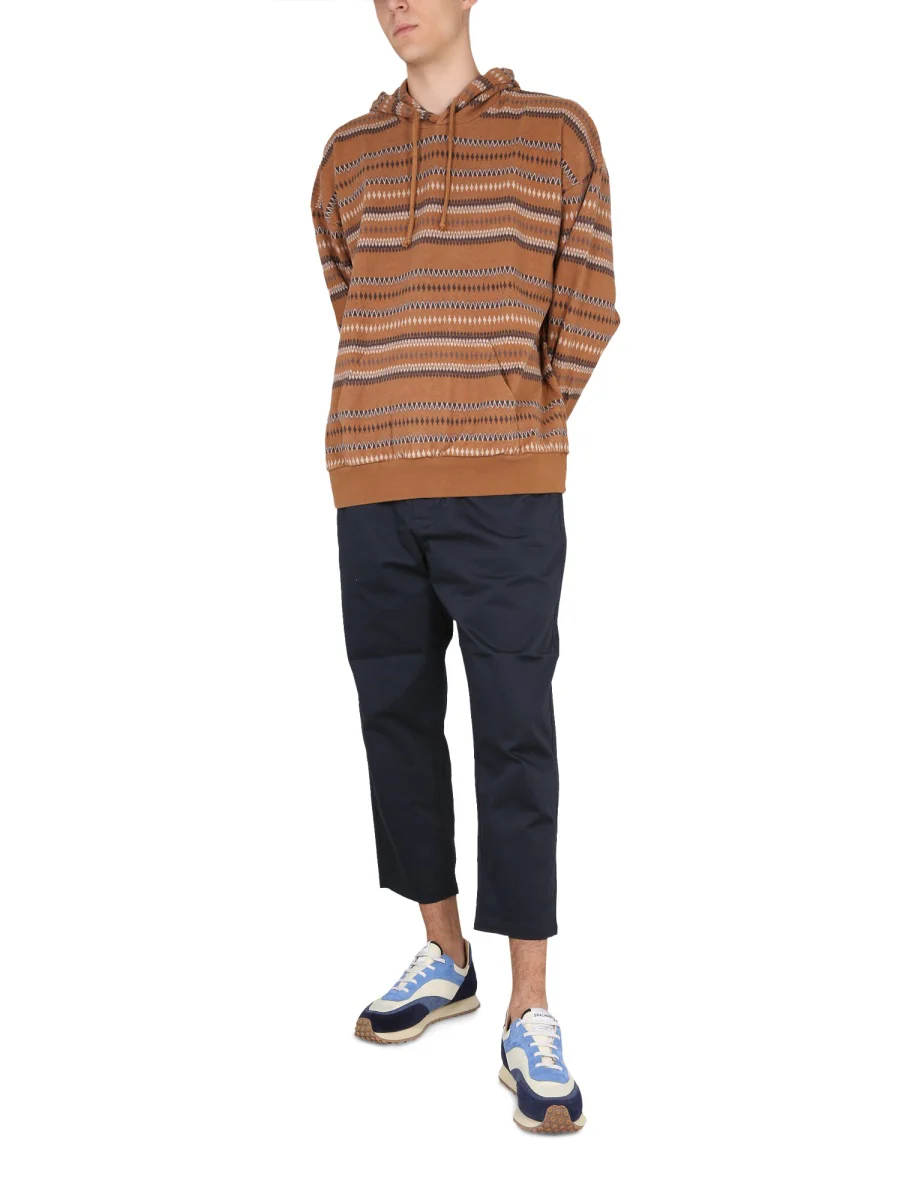 Universal Works Classic Men's Hoodie with Drawstring - Image 2