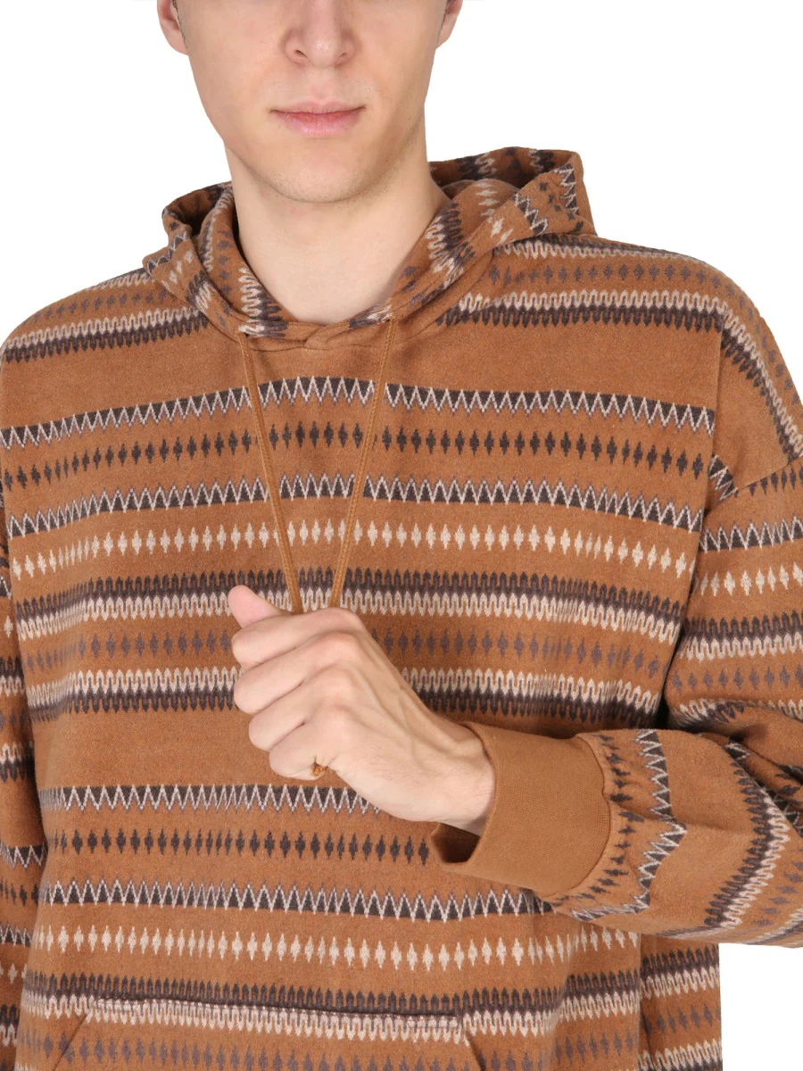 Universal Works Classic Men's Hoodie with Drawstring - Image 4