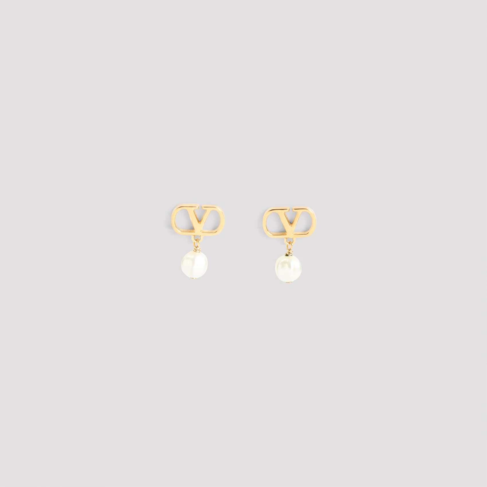 Valentino Garavani Brass Earrings - Image 3