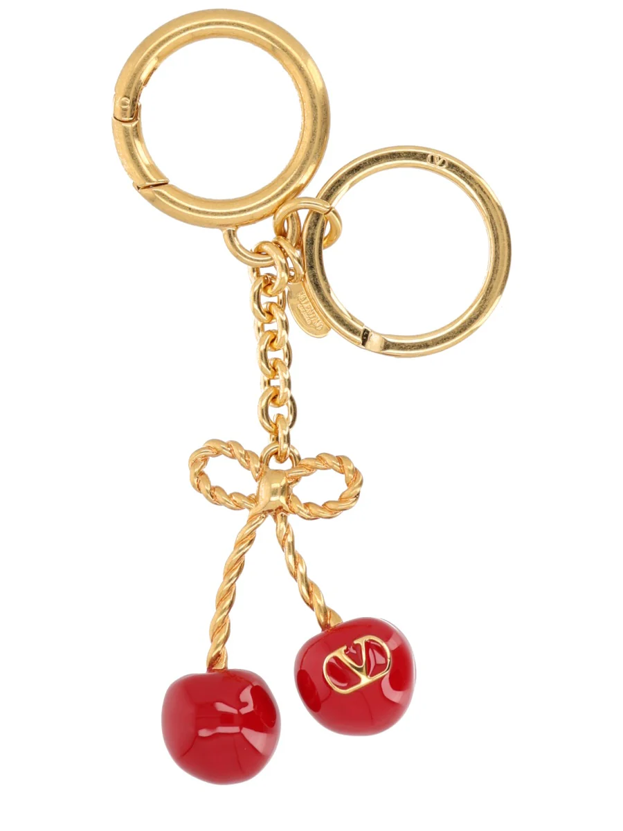VALENTINO GARAVANI 'cherryfic' Keyring Charm