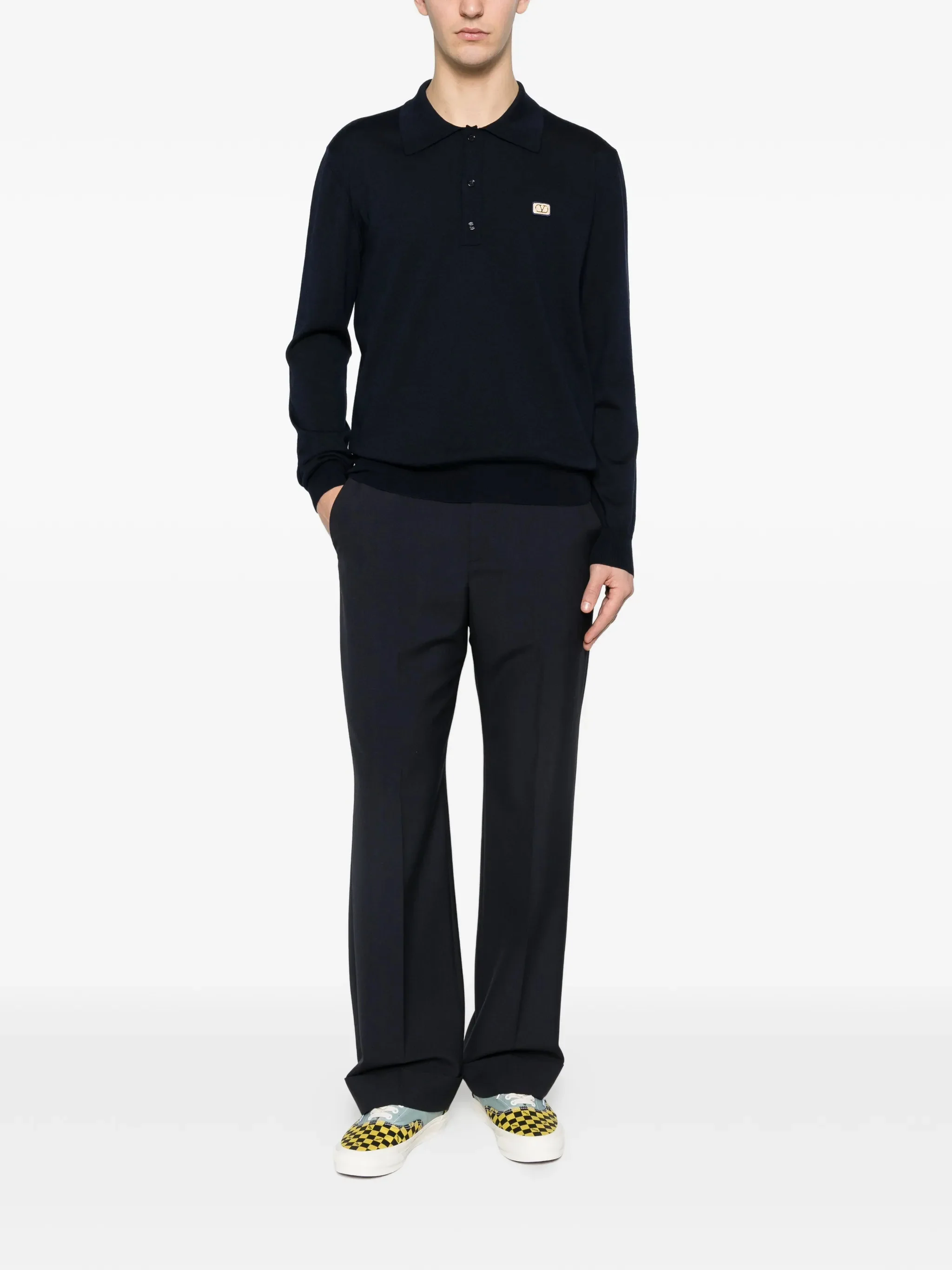 Valentino Garavani Slim Fit Wool Jacket with Multiple Pockets - Image 2