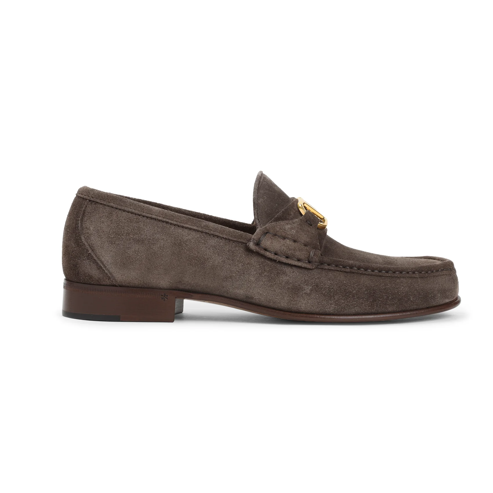 Valentino Garavani Suede Loafers with Metal VLogo Signature - Image 2