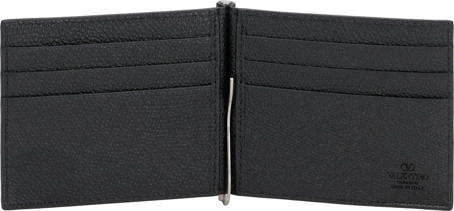 Valentino Garavani V-Logo Calfskin Cardholder - Image 4