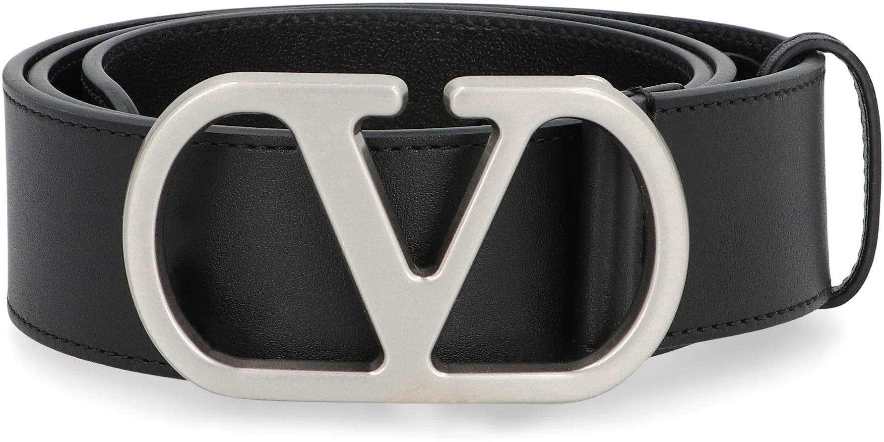 VALENTINO GARAVANI VLogo Signature Leather Belt - Image 4