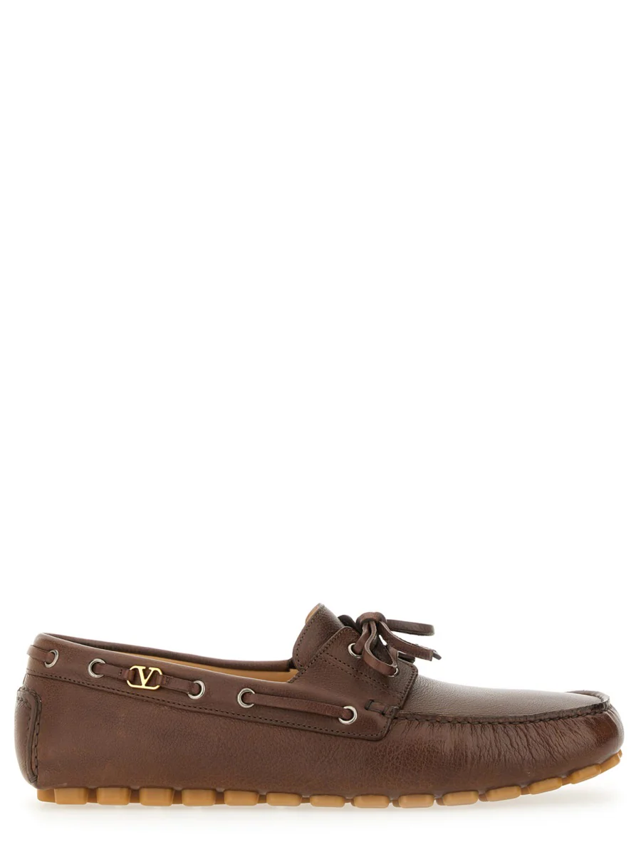 VALENTINO GARAVANI VLogo Signature Leather Loafers