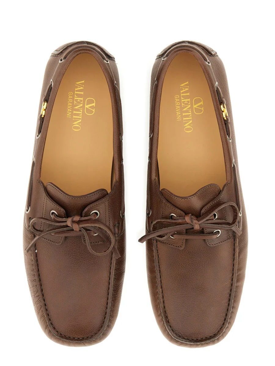 VALENTINO GARAVANI VLogo Signature Leather Loafers - Image 5
