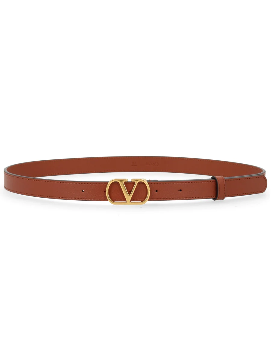 VALENTINO GARAVANI Vlogo Signature Reversible Shiny Calfskin Belt - 20mm / 1.2 In. for Woman - Image 4