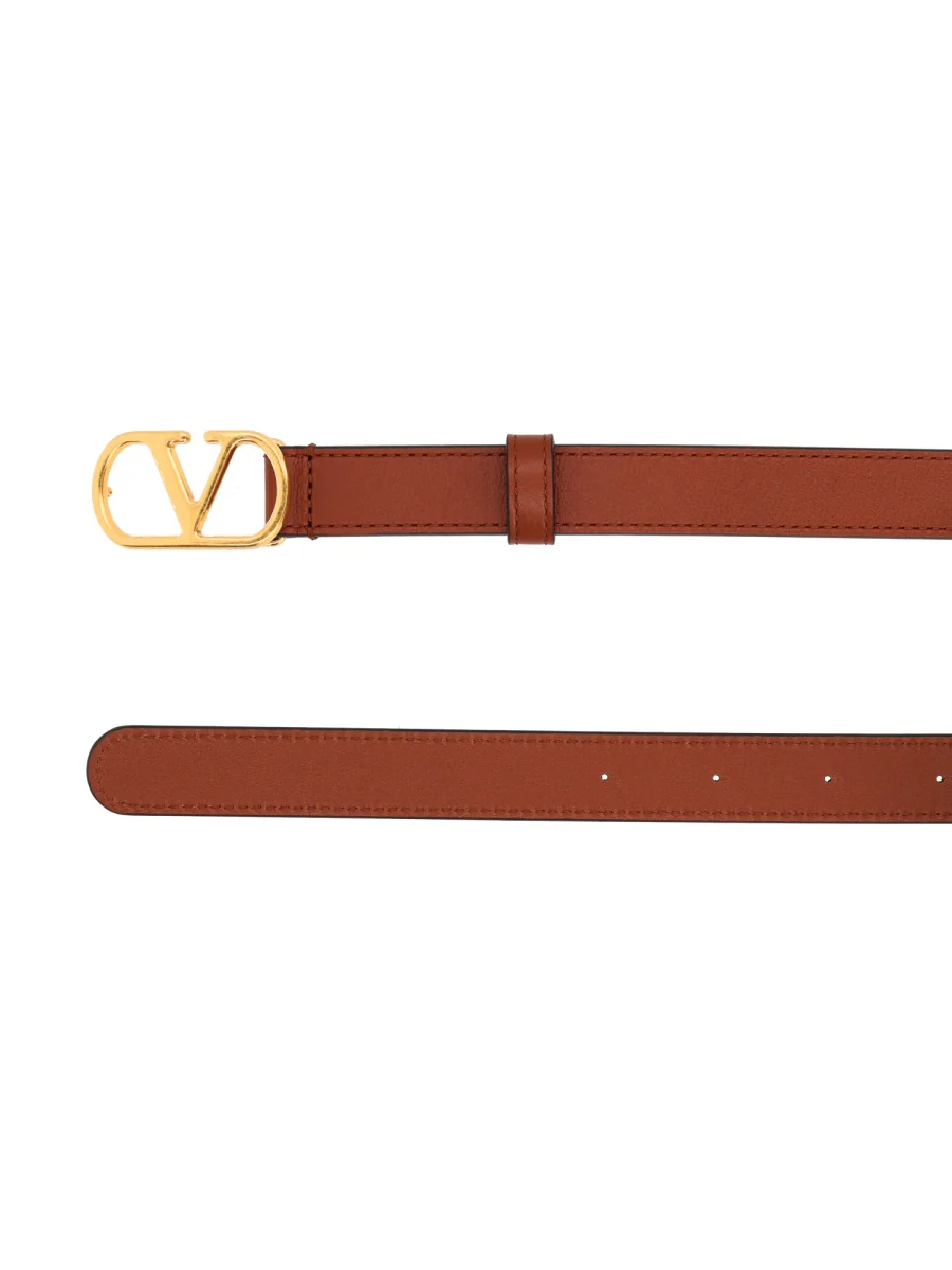 VALENTINO GARAVANI Vlogo Signature Reversible Shiny Calfskin Belt - 20mm / 1.2 In. for Woman - Image 5
