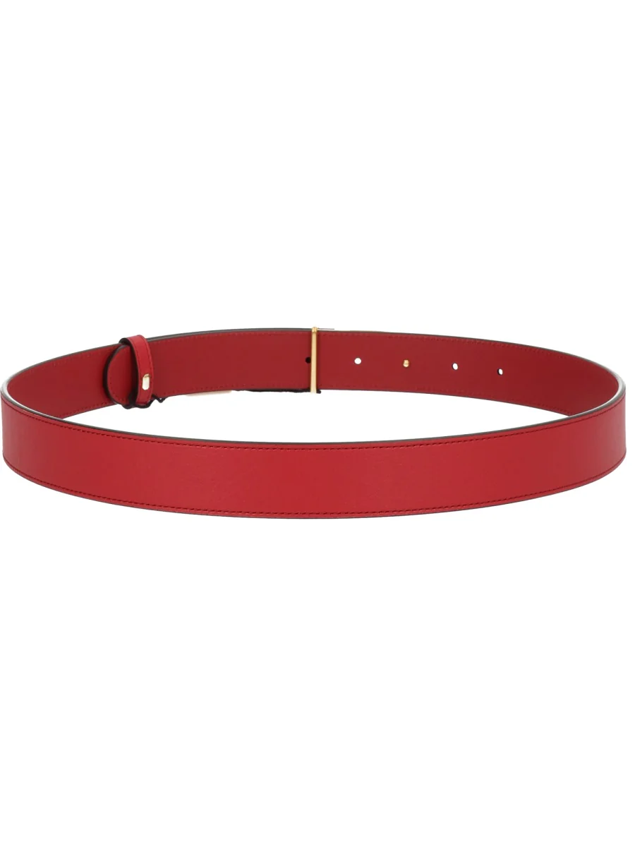 VALENTINO GARAVANI Vlogo Signature Reversible Shiny Calfskin Belt - 30mm / 1.2 In. for Woman - Image 3