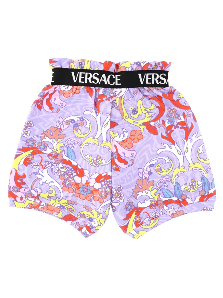 Versace Girls 100% Cotton Shorts - Image 4