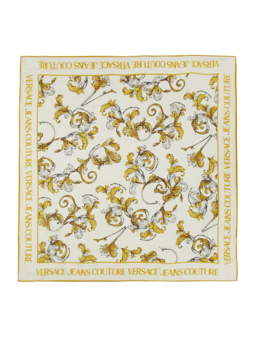 Versace Jeans Couture Women’s 100% Silk Silk Scarf (90 cm x 90 cm) - Image 2