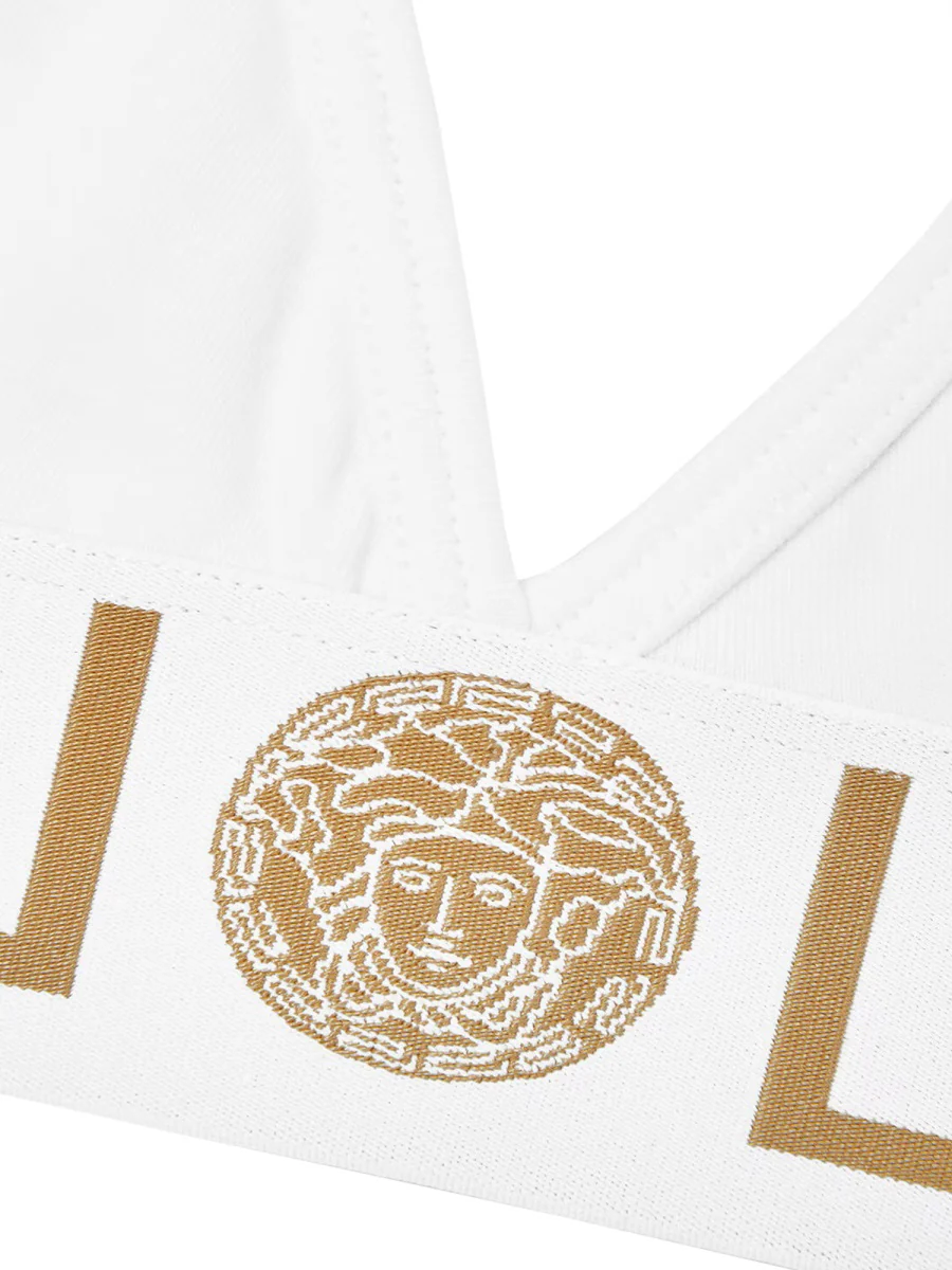 Versace Mini Top with Greek Design for Women - Image 5