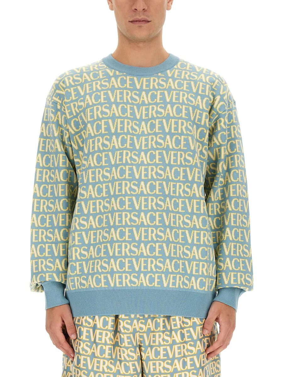 Versace Oversized Logo T-Shirt
