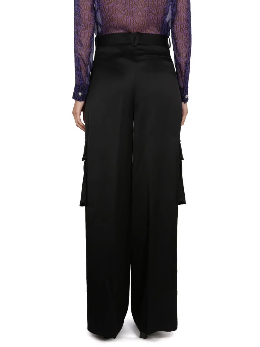 VERSACE Wide-leg Cargo Trousers - Image 4