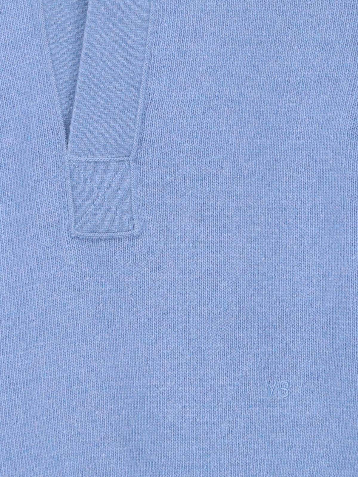 Victoria Beckham Merino Wool & Cashmere Crewneck Sweater - Image 3