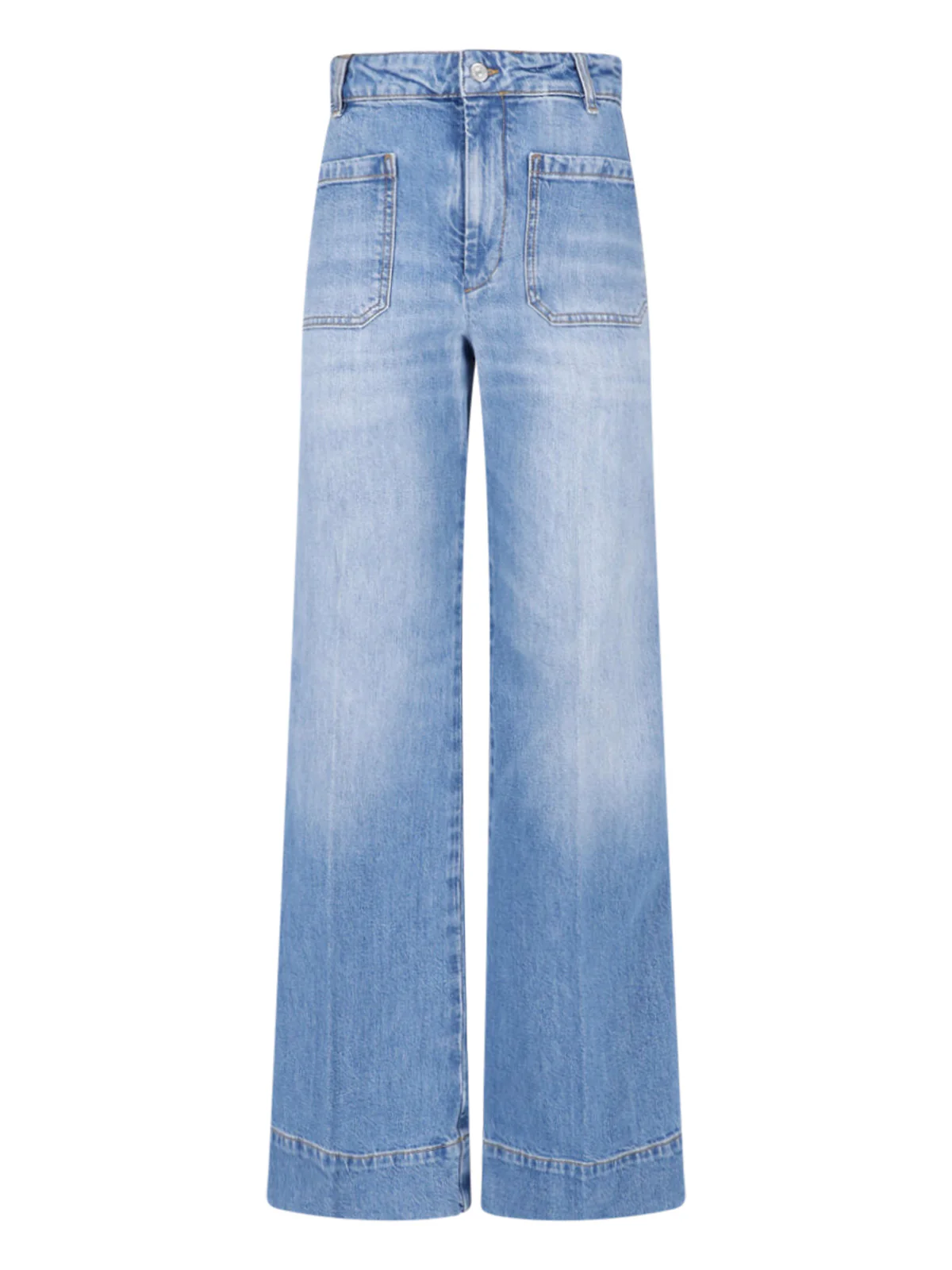 Victoria Beckham Washed Denim Jeans for Women