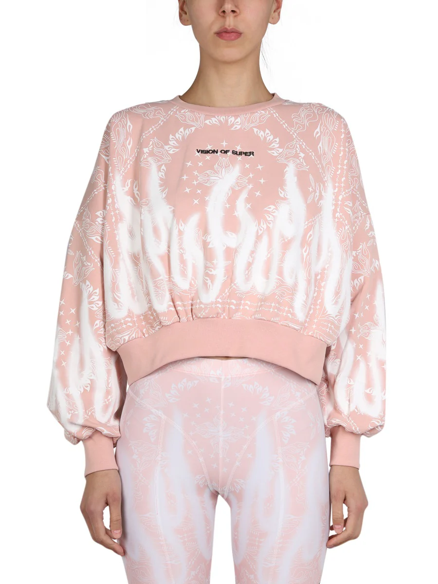 Vision Of Super Paisley Pattern Sweatshirt for Women